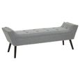 Alea Hall Bench - Grey Fabric