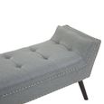 Alea Hall Bench - Grey Fabric