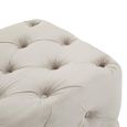 Alea Hall Bench - Mink Velvet Fabric