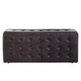 Buffalo Bench - Brown - Leather