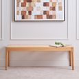 Cebu Bench - Natural Cane and Beech Wood