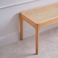 Cebu Bench - Natural Cane and Beech Wood