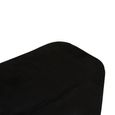 Hartford Bench - Black Velvet Fabric