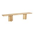 Clover Bench - Large - Natural - Mango Wood