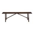 Unique One of a Kind - Industrial Bench - Hairpin Legs - Brown - Reclaimed Wood and Metal