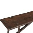 Unique One of a Kind - Industrial Bench - Hairpin Legs - Brown - Reclaimed Wood and Metal