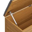 Barco Storage Bench - Grey and Natural - Fabric and Wooden