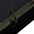 Harlow Storage Bench - Green and Black - Fabric and Rubberwood