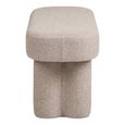 Weston Hall Bench - Oval - Beige - Fabric