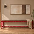 Red Wooden Large Bench thumbnail