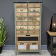 Storage Cabinet - Fir Wood - Multi Drawer - Apothecary - Large