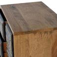 Galach Painted Black Mango Wood 4 Drawer Cabinet thumbnail 5