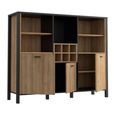 High Rock Cabinet - 3 Door - Oak