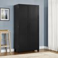 Carver Storage Cabinet - Black - 5278296PCOMUK