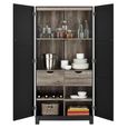 Carver Storage Cabinet - Black - 5278296PCOMUK