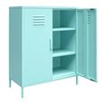 Novogratz Cache Locker Storage Cabinet - Mint - 2 Doors - 3384811COMNUK