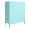 Novogratz Cache Locker Storage Cabinet - Mint - 2 Doors - 3384811COMNUK