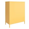 Novogratz Cache Locker Storage Cabinet - Yellow - 2 Doors - 3384814COMNUK