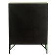Locker Style Cupboard - 9 Door - Industrial Look - Green Distressed Metal