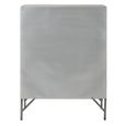 Locker Style Cupboard - 9 Door - Industrial Look - Silver Metal