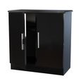 Knightsbridge Hall Cabinet - 2 Door - Black Gloss