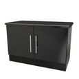 Knightsbridge Low Cabinet - 2 Door - Black Gloss
