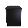 Knightsbridge Low Cabinet - 2 Door - Black Gloss