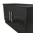 Knightsbridge Low Cabinet - 2 Door - Black Gloss