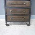 Clearance - Display Cabinet - 2 Door - Bronze Metal and Glass - Industrial - FSS17343
