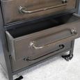 Clearance - Display Cabinet - 2 Door - Bronze Metal and Glass - Industrial - FSS17343