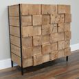 Chunky Hall Cabinet - 2 Door - Natural - Wood