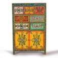 Clearance - Wauzeka Hall Cabinet - Multicolor - Mango Wood - Painted - 2 Door - FSS17385