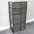 Industrial Storage Hall Cabinet - Multi Drawer - Grey - Metal