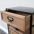 Industrial Cabinet - 6 Drawer - Fir Wood and Metal
