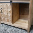 Storage Hall Cabinet - Rustic - Fir Wood