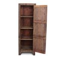 Bassano Hall Cabinet - 1 Door - Natural - Recycled Wood