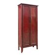 Unique One of a Kind - Distressed Storage Cabinet - 2 Door - 2 Drawer - Red - Wooden