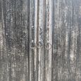 Unique One of a Kind - Distressed Storage Cabinet - 2 Door - 4 Drawer - Weathered Black - Pine Wood