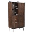 Ravenstein Storage Cabinet - 3 Door - Chestnut - Mango Wood