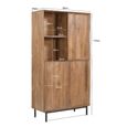 Ravenstein Storage Cabinet - 3 Door - Natural - Mango Wood