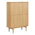 Darwin Oak Hall Cabinet - 2 Door - Natural