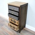 Tall Cabinet - 5 Drawer - Rustic - Fir Wood