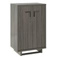 Volare Italian Bar Unit - 2 Door - Venetian Grey