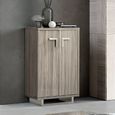 Volare Italian Bar Unit - 2 Door - Venetian Grey