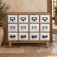 Wooden Multi Drawer 7 Drawer Small Storage Unit thumbnail
