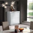 Elite Italian Bianco Antico 4 Door Hall Cabinet thumbnail 3