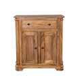 Nalandra Mango Wood 2 Door 1 Drawer Hall Cabinet thumbnail 3