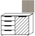 Clearance - 20UP Hall Cupboard - 1 Door - 4 Drawer - Fango Finish - FSS15511