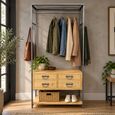 Wood and Metal 4 Drawer Hall Stand thumbnail