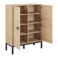 Kensington Hall Cabinet - 4 Door - Oak